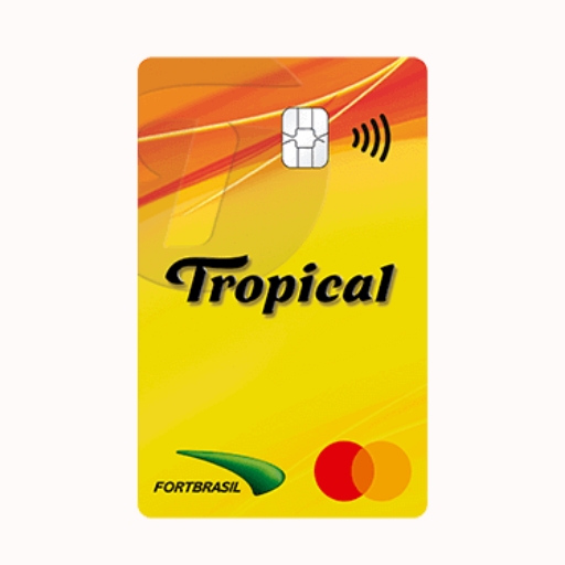 Cartão de crédito tropical